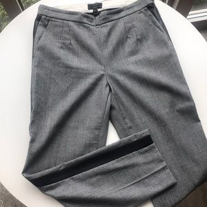 J Crew Herringbone Tuxedo Style Pants Size 6